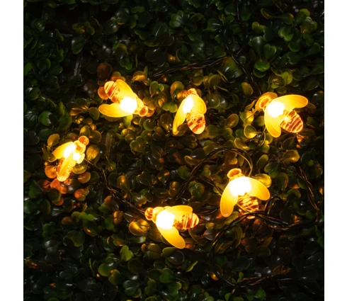 Гирлянда садовая INBLOOM Пчелка , на солнечной батарее, 25 LED, 7 м, 2 режима