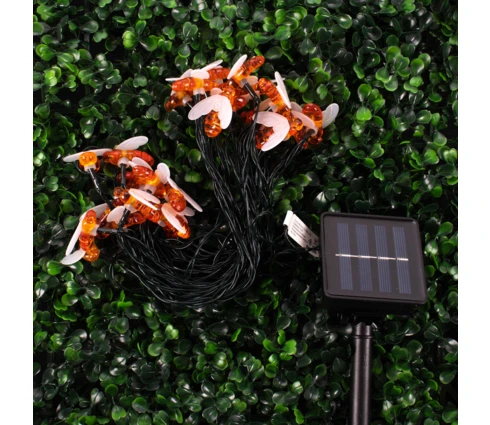 Гирлянда садовая INBLOOM Пчелка , на солнечной батарее, 25 LED, 7 м, 2 режима