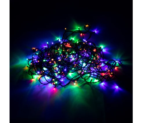 Гирлянда светодиодная, 12 м, 180 диодов, RGB, 220 В