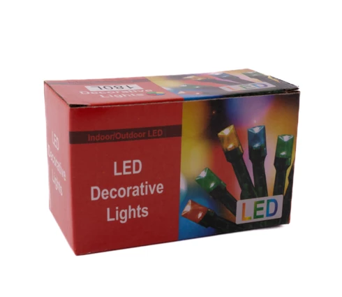 Гирлянда светодиодная, 12 м, 180 диодов, RGB, 220 В