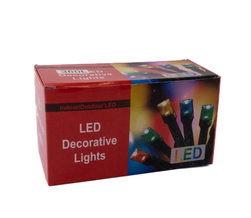 Гирлянда светодиодная, 24 м, 360 диодов, RGB, 220 В