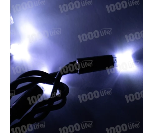 Гирлянда уличная Нить, 10 м, 100 диодов, холодный, 220 В, IP44, мерцание, модульная