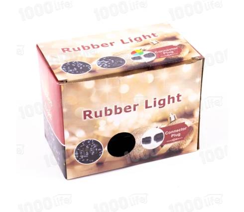 Гирлянда уличная Нить, 10 м, 100 диодов, RGB, 220 В, IP44, мерцание, модульная