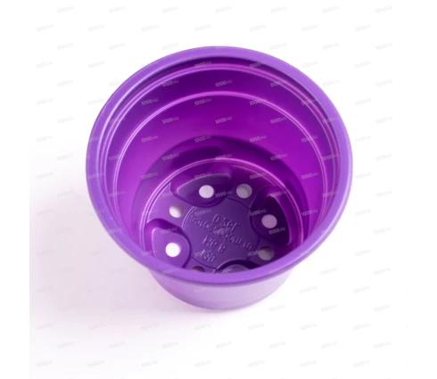 Горшок круглый Color 9*6,8 см, 0,3 л, разноцветный, 10 шт