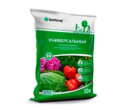 Грунт БиоМастер Живая почва универсальная, 10 л