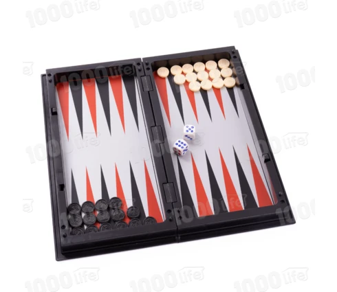 Игра настольная 3 в 1 Шашки, шахматы, нарды, 24 см