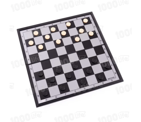 Игра настольная 3 в 1 Шашки, шахматы, нарды, 24 см