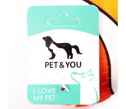 Игрушка мягкая для кошек Pet&You Клоун, 27 см, двигается