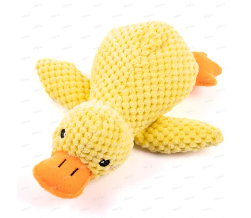 Игрушка мягкая для собак Pet&You Утка, 25 см, шуршит и пищит