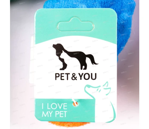 Игрушка мягкая для собак Pet&You Утка, 27 см, шуршит и пищит