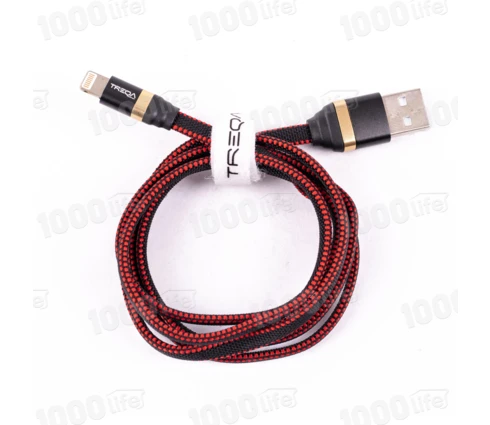Кабель для мобильного телефона lighting 1 м 3,1A плоский