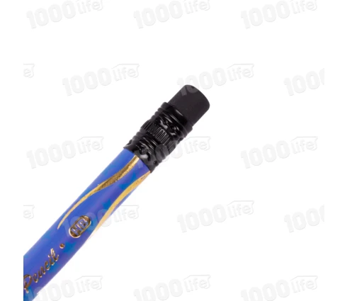 Карандаш чернографитный Star Color Пламя, дерево, круглый, с ластиком