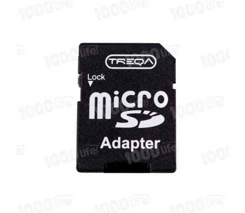Карта памяти TREQA microSDHC, 16 ГБ, Class 10, адаптер SD
