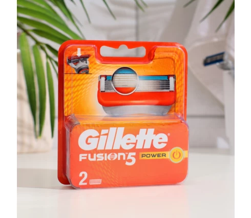 Кассеты сменные Gillette Fusion для бритья, 2 шт