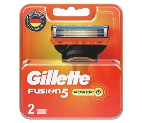 Кассеты сменные Gillette Fusion для бритья, 2 шт