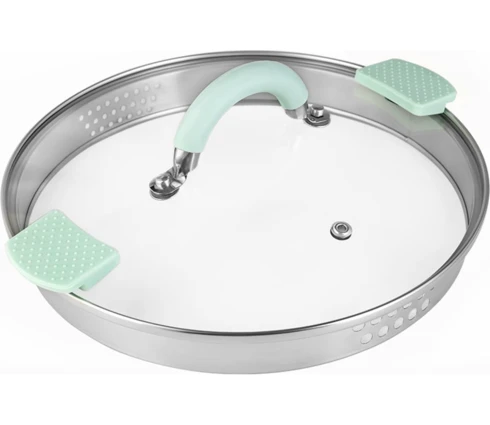 Кастрюля lara MINT LR02-543, 4,4 л, 22*12 см, нержавеющая сталь, индукция