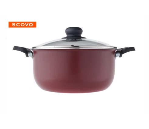 Кастрюля SCOVO Эксперт СЭ-008, 4,5 л, стеклянная крышка