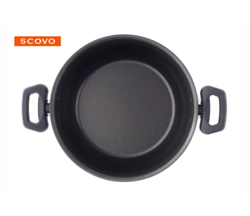 Кастрюля SCOVO Эксперт СЭ-008, 4,5 л, стеклянная крышка