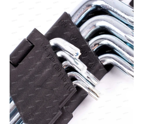 Ключи TORX-профиль 1,5-10 мм, удлиненные, набор 9 шт