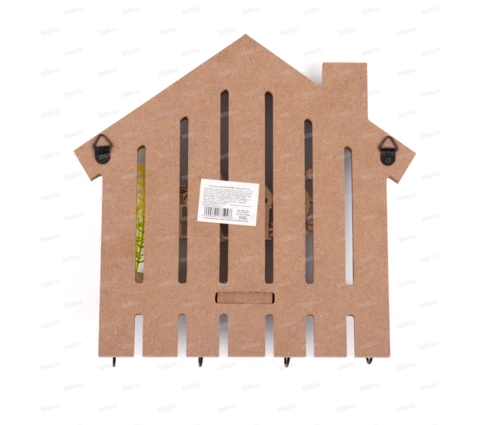Ключница с полкой Sweet HOME, 4 крючка, 23*22 см