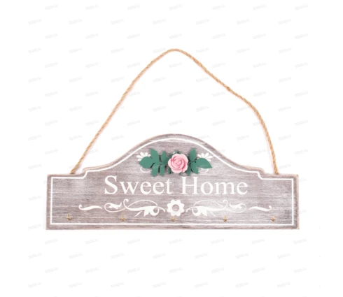 Ключница Sweet Нome, 5 крючка, на веревке, 34*13 см
