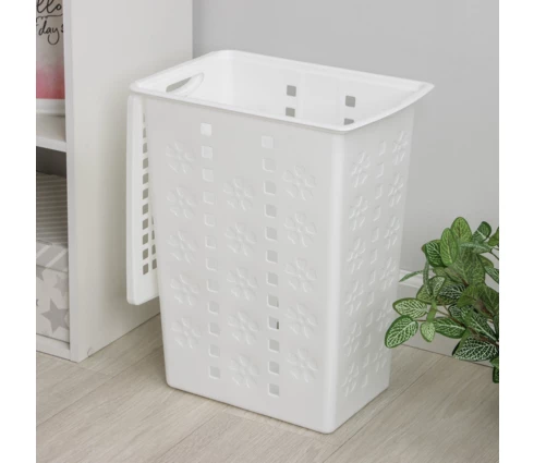 Корзина для белья Виолетта, 30 л, белый