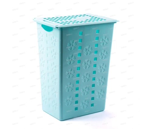 Корзина для белья Виолетта, 30 л, голубой