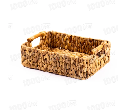 Корзина для хранения прямоугольная с ручками, 32*22*9 см