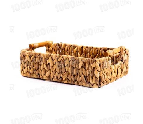 Корзина для хранения прямоугольная с ручками, 32*22*9 см
