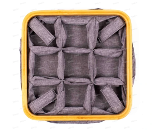 Корзина для хранения складная, с разделителями, 9 ячеек, 30*30*9 см