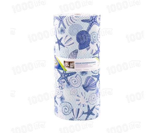 Коврик рулонный для ванной, 0,65*1м, плетенка, морской синий, цена за 1 п.м, рулон 15 метров