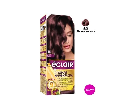 Краска для волос Еclair, ω9 4.3, золотистый кофе