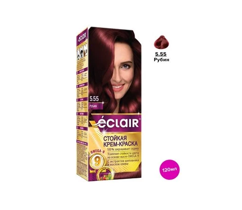 Краска для волос Еclair, ω9 5.5, гранат