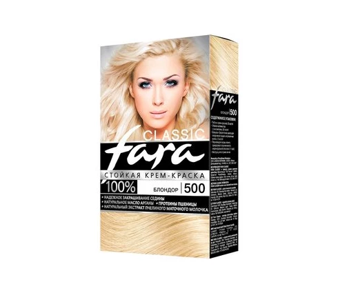 Краска для волос Fara 500, блондор