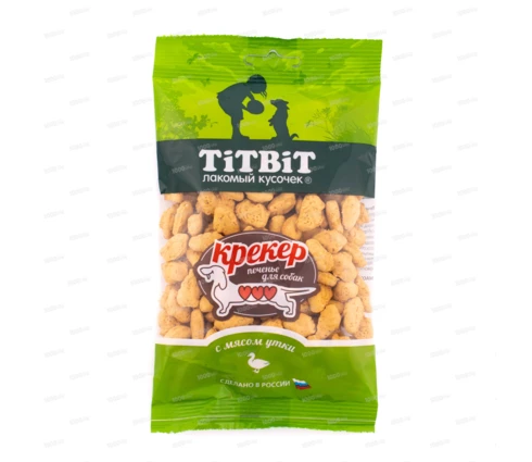 Крекер TiTBiT для собак, с мясом утки, 100 г