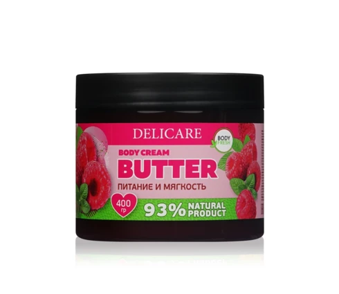 Крем-баттер для тела DELICARE Малина и мелисса, 400 г