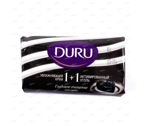 Крем-мыло DURU Активированный уголь, 80 г