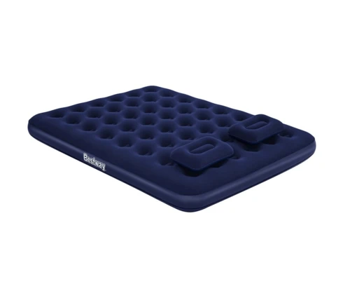 Матрас надувной BestWay Queen 67374N, 203*152*22 см, двухместный, ручной насос, 2 подушки
