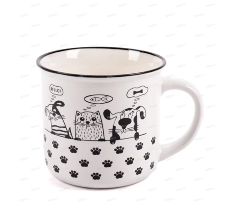 Кружка Коты, 350 мл, керамика