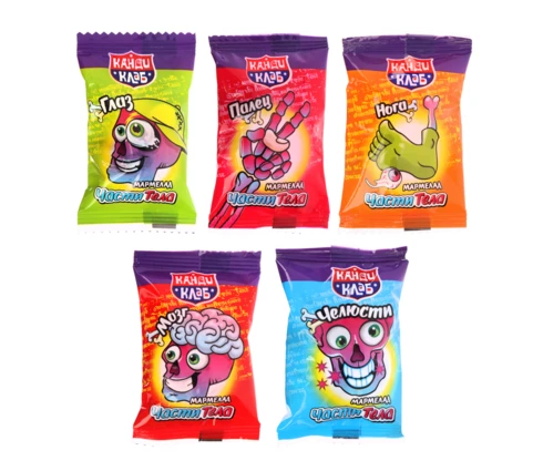 Мармелад Канди Клаб CRAZY GUMMY. Части тела, 10 г