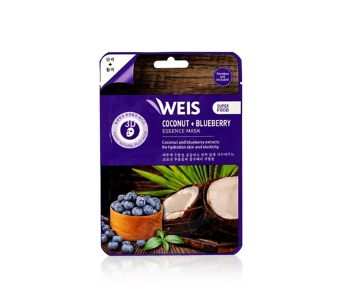 Маска для лица WEIS с экстрактом голубики, 23 г
