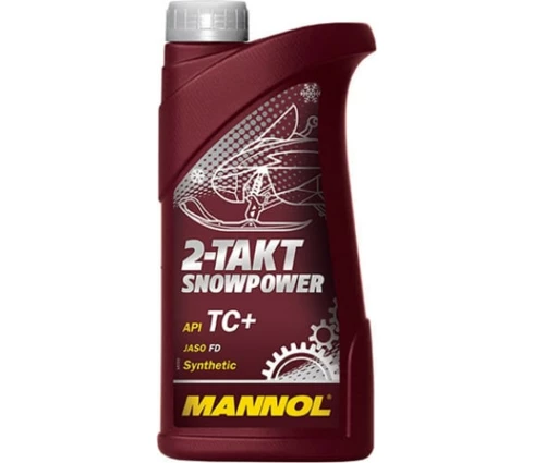 Масло моторное для снегоходов MANNOL, двухтактное, синтетика, API TC+, JASO FD 7201, 1 л