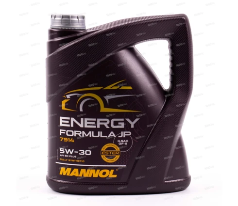 Масло моторное синтетическое MANNOL Energy Formula JP 5W/30 SN/GF-5, 4 л