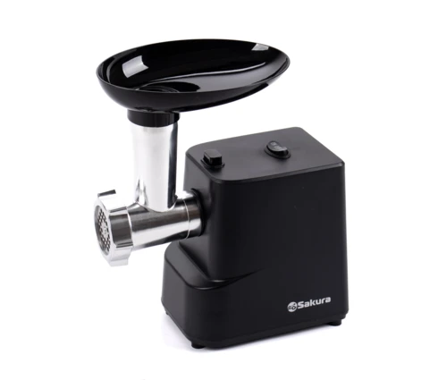 Мясорубка электрическая Sakura SA-6429BK, функция реверс, 1500 Вт