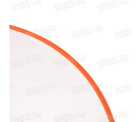 Миска Fresh Line М701, 1,5 л, пластик, бело-оранжевая