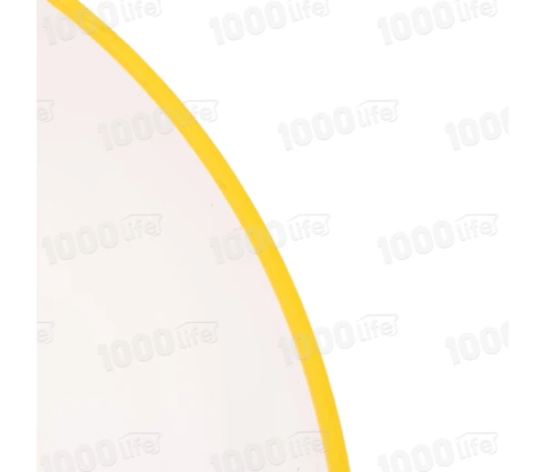 Миска Fresh Line М701, 3 л, пластик, бело-жёлтая