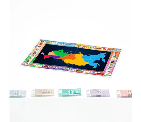 Игра экономическая ЛАС ИГРАС MONEY POLYS Города России 5+