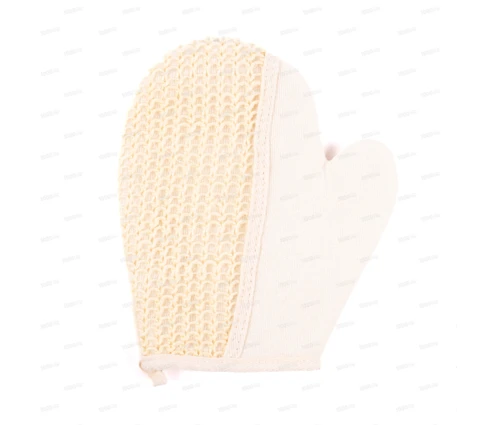 Мочалка рукавица комбинированная 21*19 см, джут