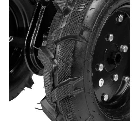 Мотоблок бензиновый DENZEL DPT-270S, 7 л.с, глубина обработки до 35 см, колёса 4.00-10