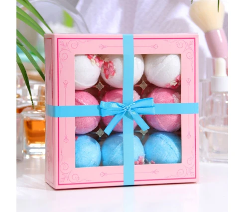 Набор бурлящих шаров LABORATORY KATRIN Candy bath bar Love&Candy, 9 шт по 40 г, 360 г / 18111